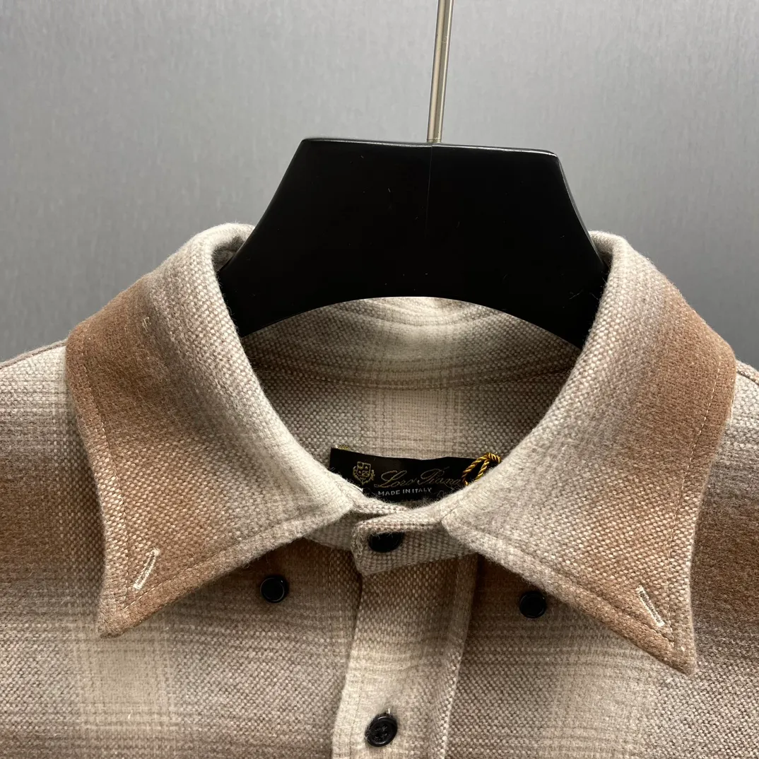 🅿️490 🧧Ralph Laure Classic Fit Checked Cotton Flannel Shirt Size; S-XL This retro shirt is made of cotton flannel fabric, with a lightweight yet strong texture and a practical silhouette